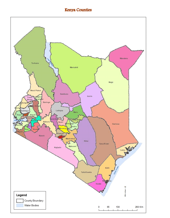 Kenya Counties Regional Context
