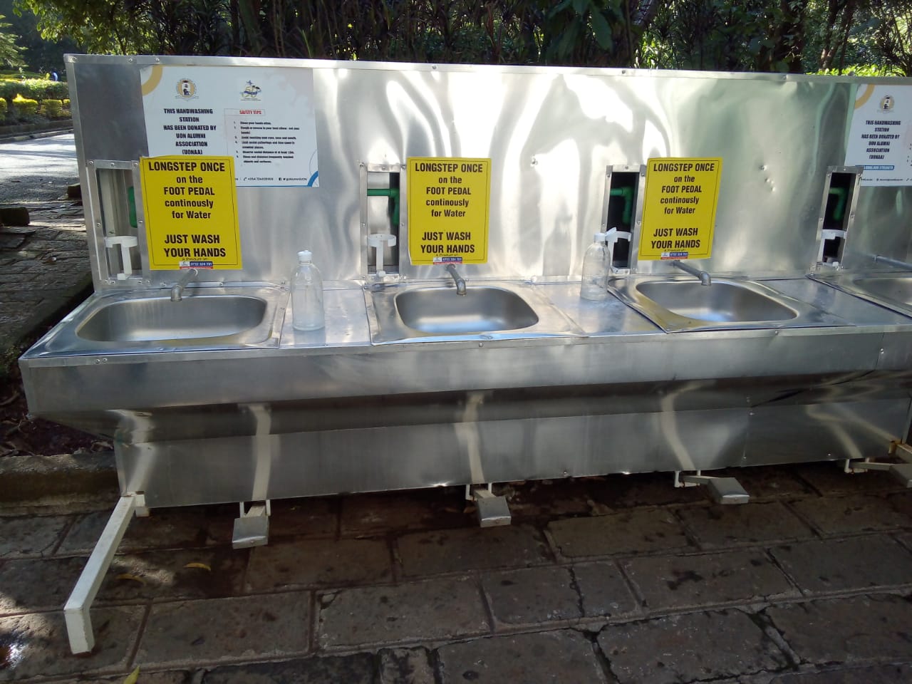 Hand-washing place in ADD