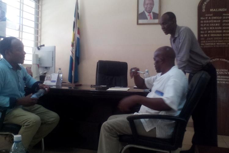 Courtesy Call,  Kilifi  County Commissioner's office