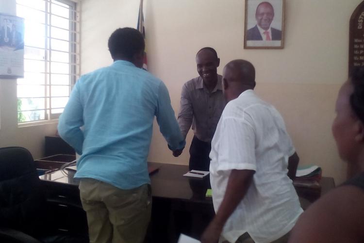 Courtesy Call,  Kilifi  County Commissioner's office