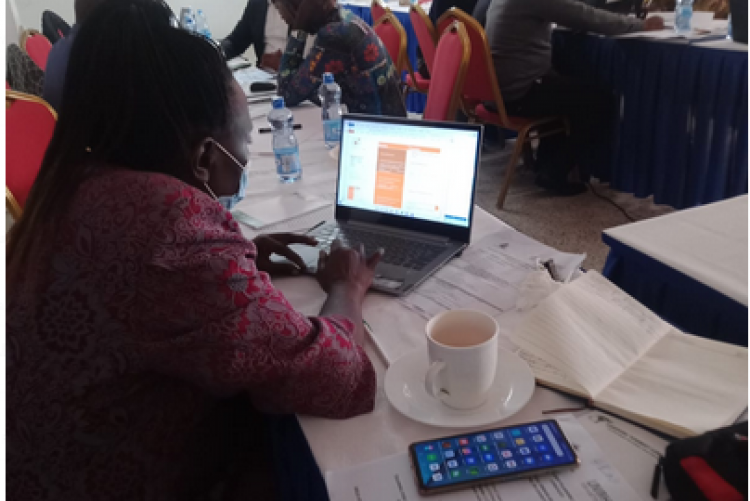 Planner Helen Nzainga participated in the training